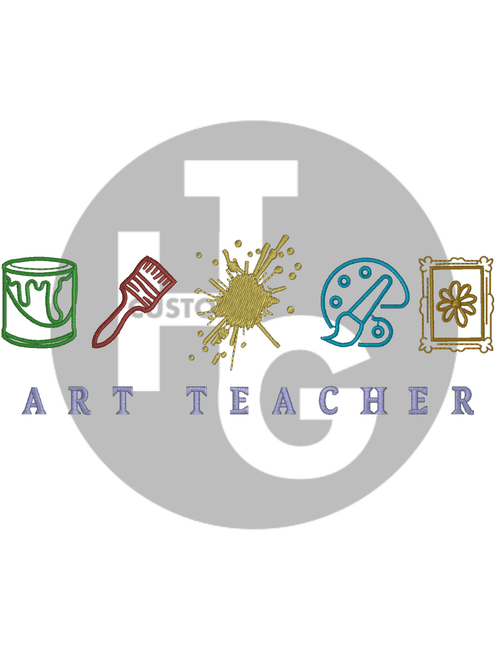 Art Teacher Shirt & Crewneck (embroidery)