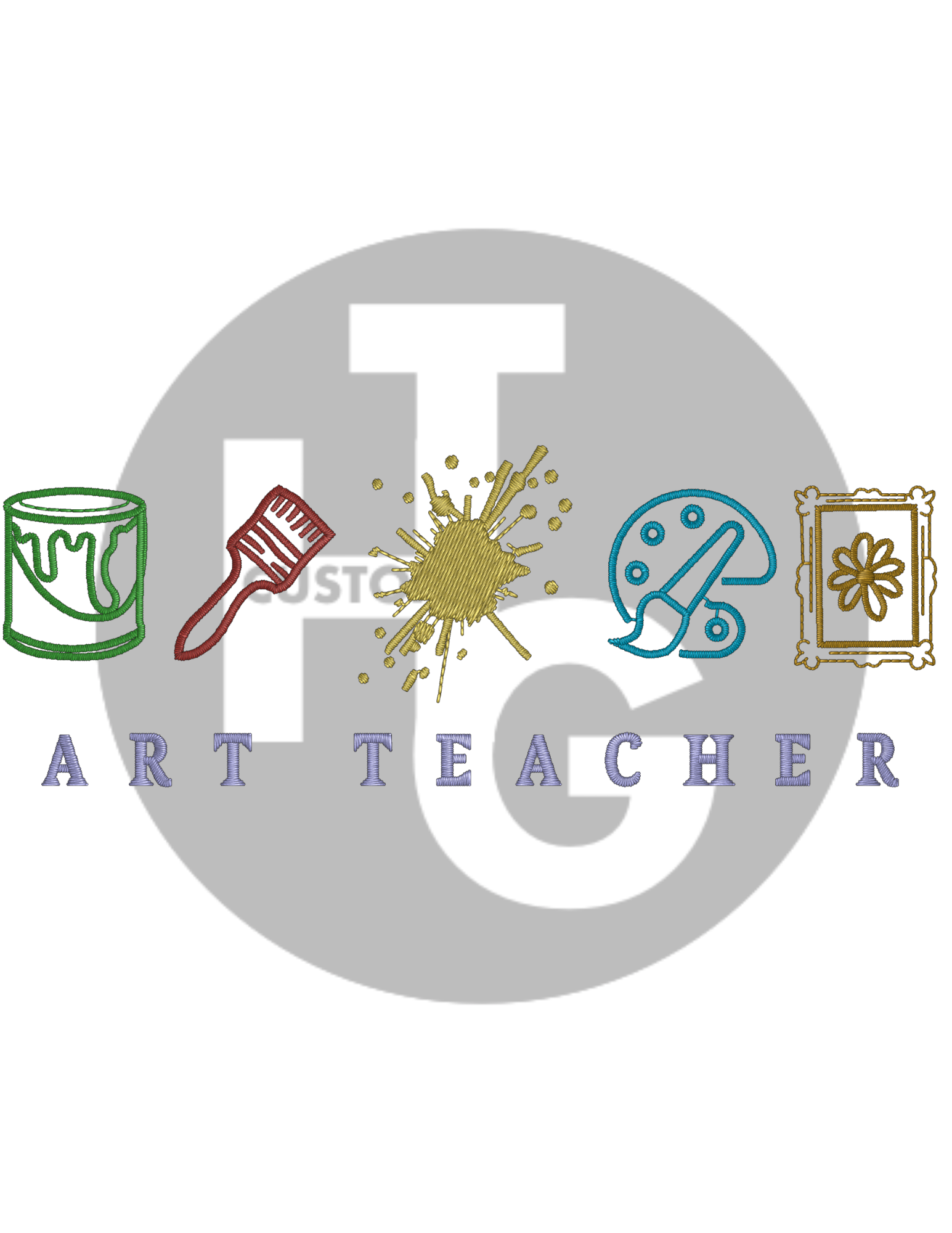 Art Teacher Shirt & Crewneck (embroidery)