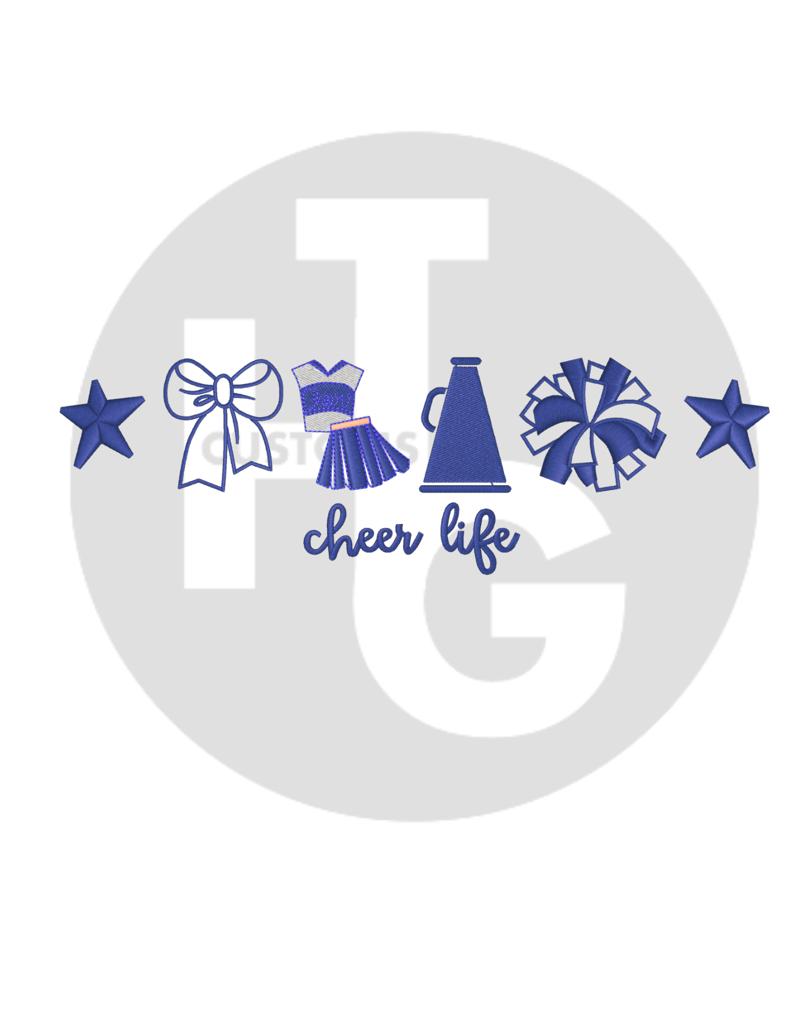 Cheer Life Shirt & Crewneck (embroidery)