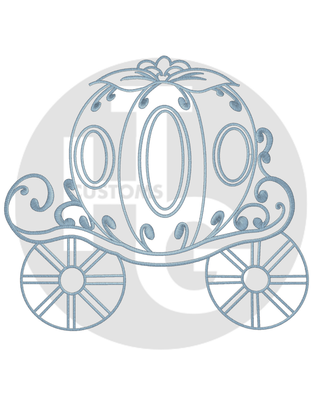 Cinderella Carriage Toddler Shirt/Crewneck Embroidery