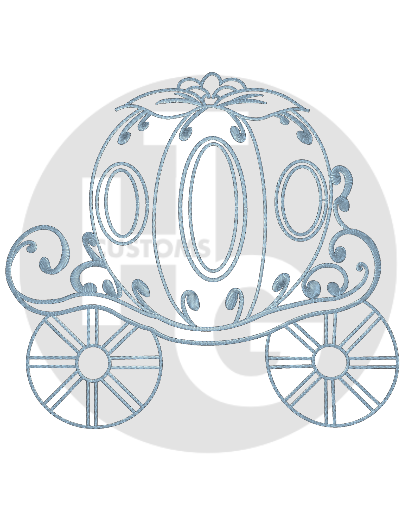 Cinderella Carriage Toddler Shirt/Crewneck Embroidery