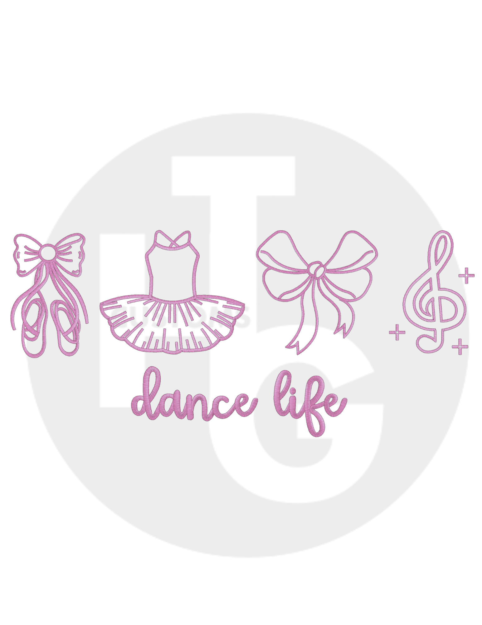 Dance Life Shirt & Crewneck (embroidery)
