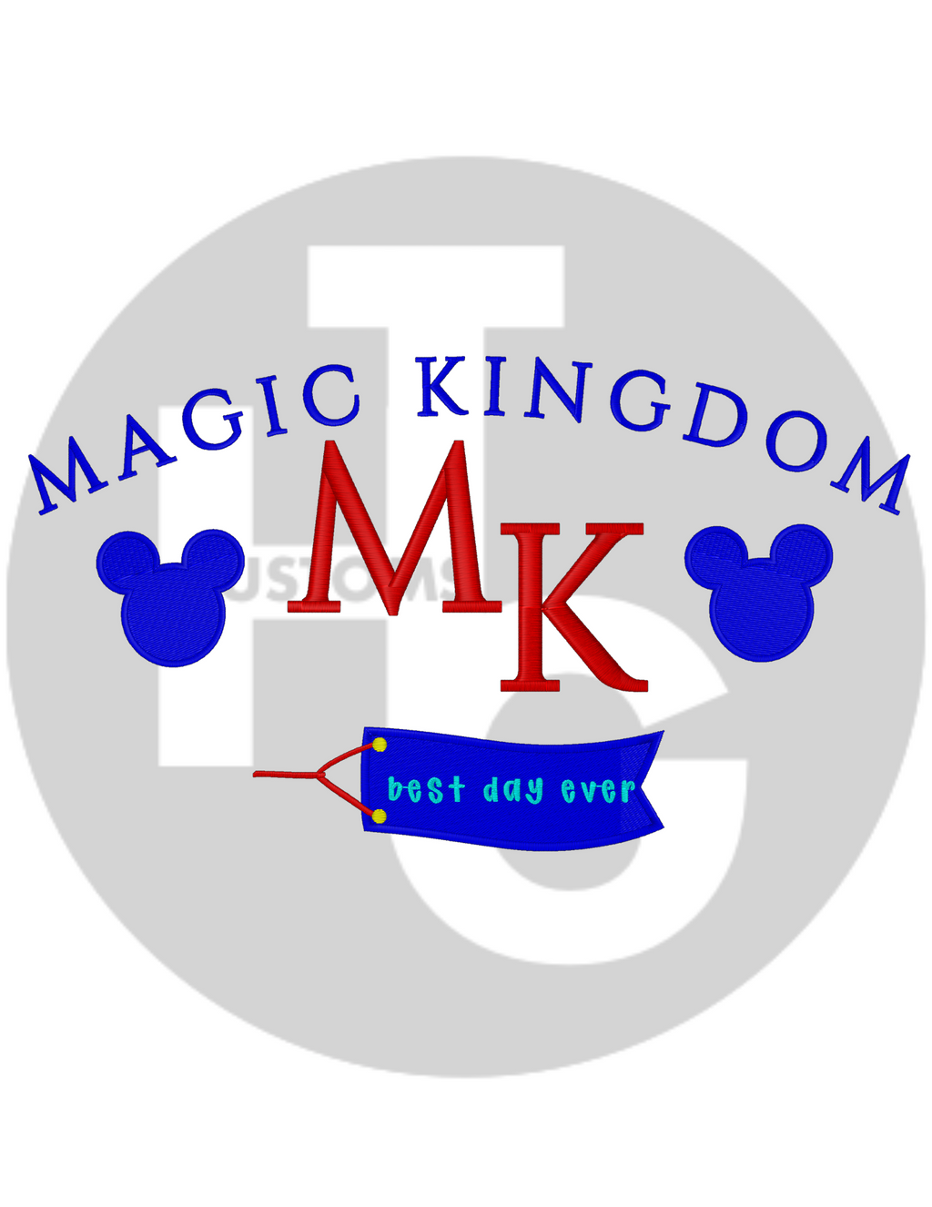 Magic Kingdom Shirt & Crewneck (embroidery)