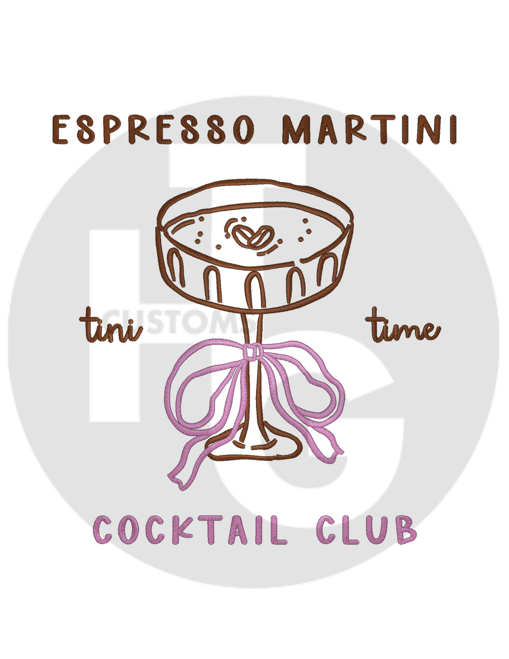 Espresso Martini Shirt & Crewneck (embroidery)