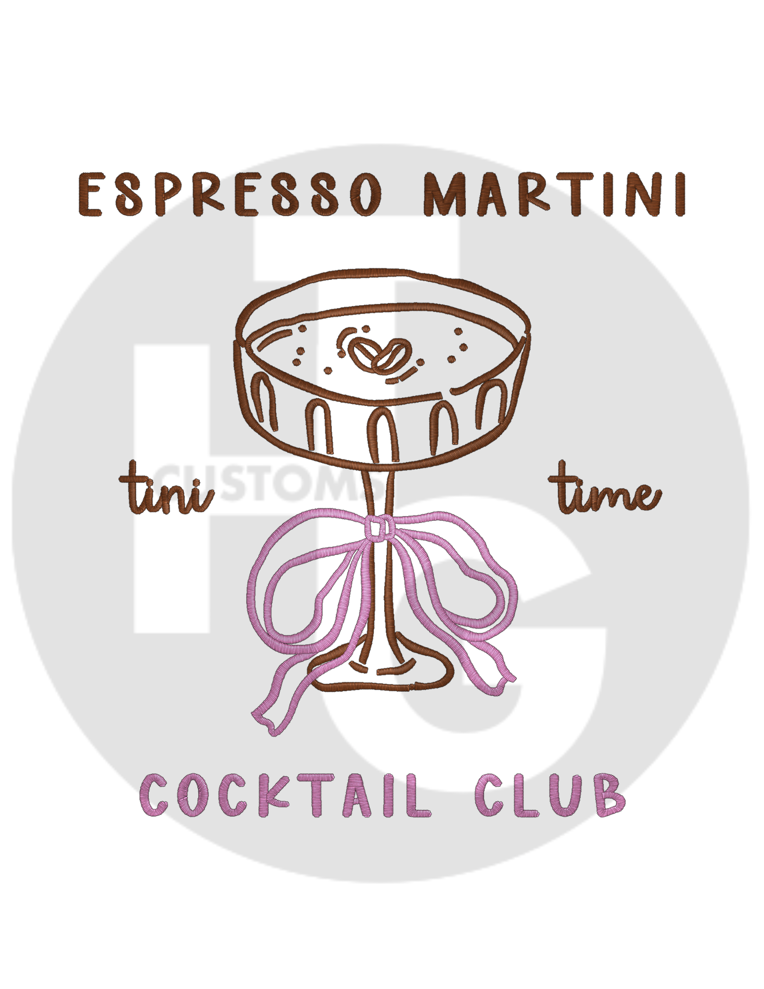 Espresso Martini Shirt & Crewneck (embroidery)