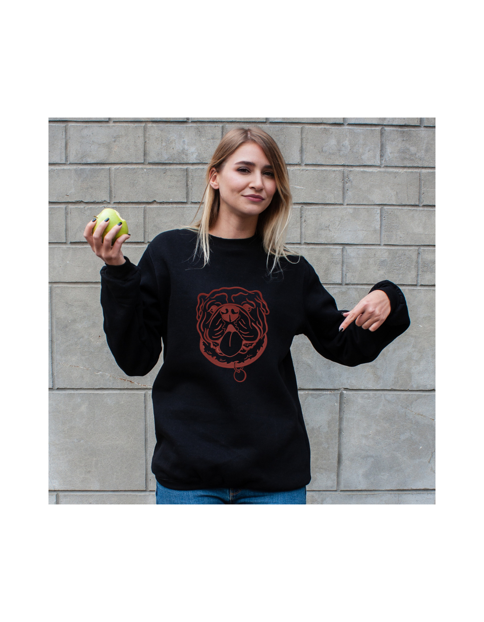 Vintage Bulldog Shirt & Crewneck (embroidery)