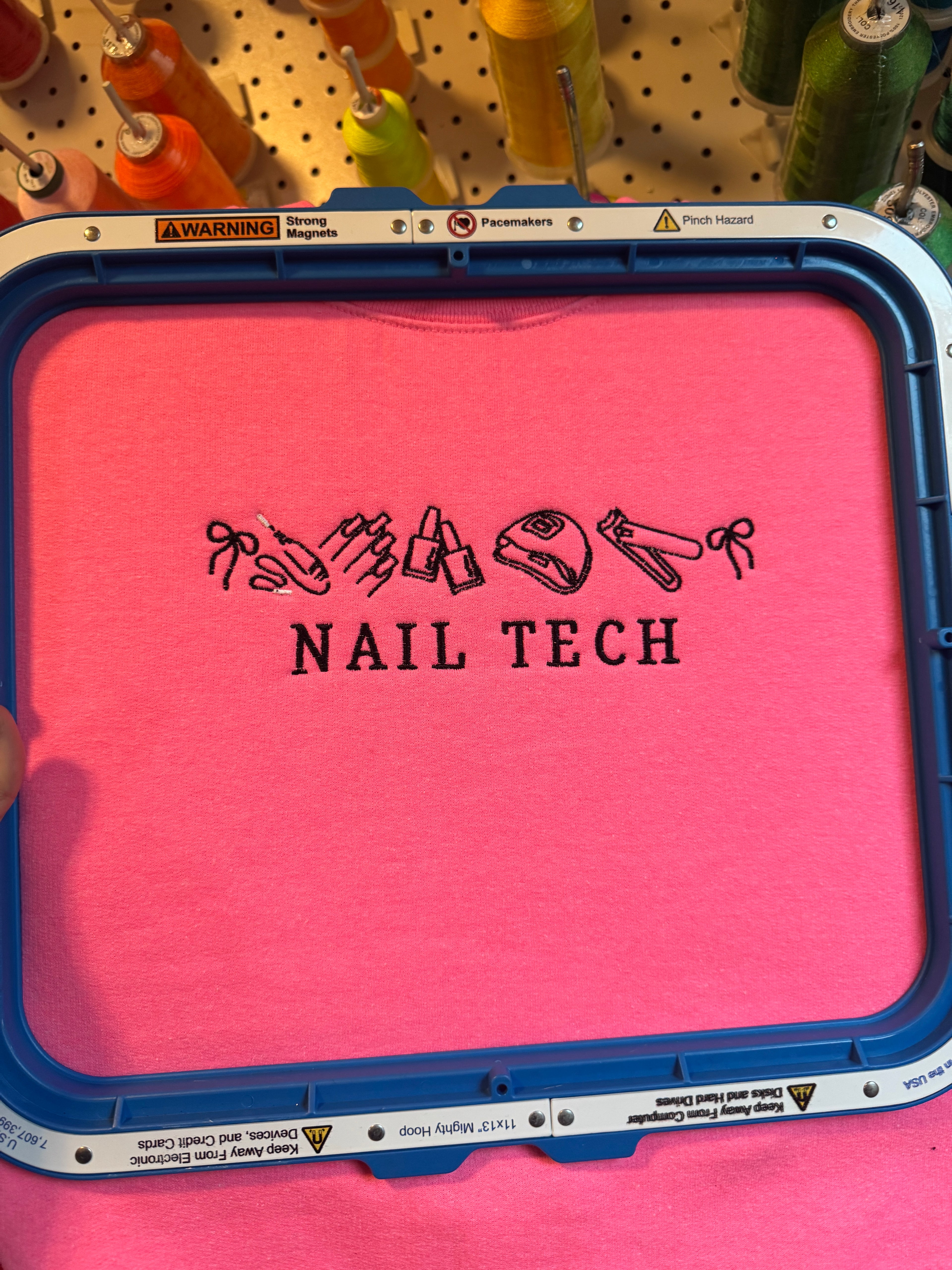 Nail Tech Shirt & Crewneck (embroidery)