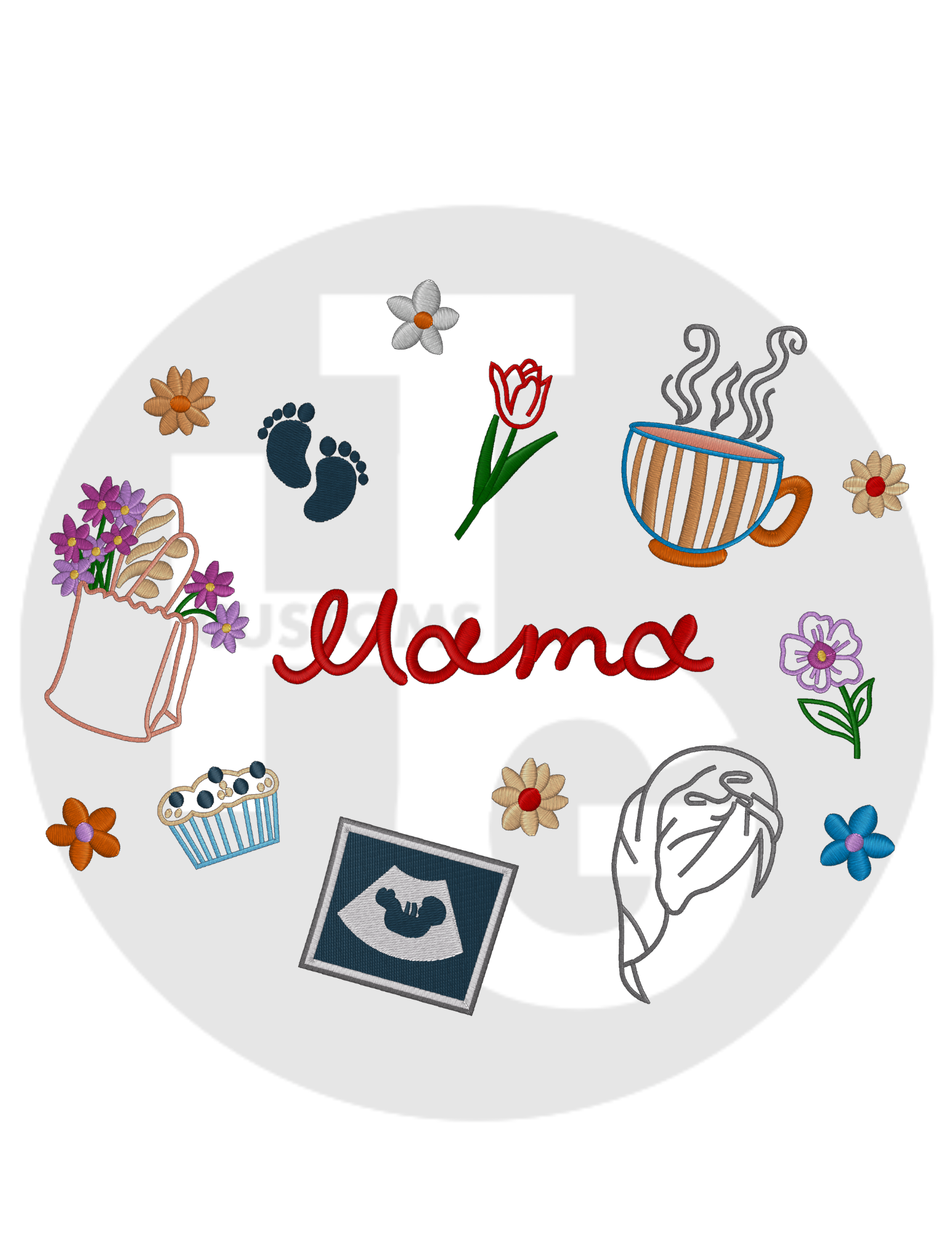 Mama Shirt & Crewneck (embroidery)