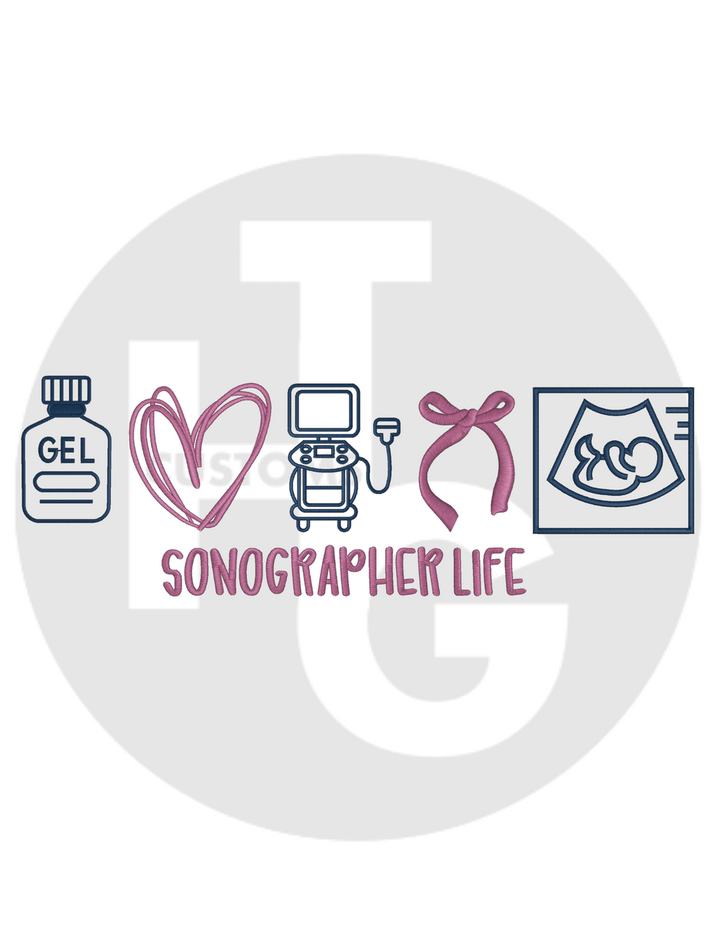 Sonographer Life Shirt & Crewneck (embroidery)