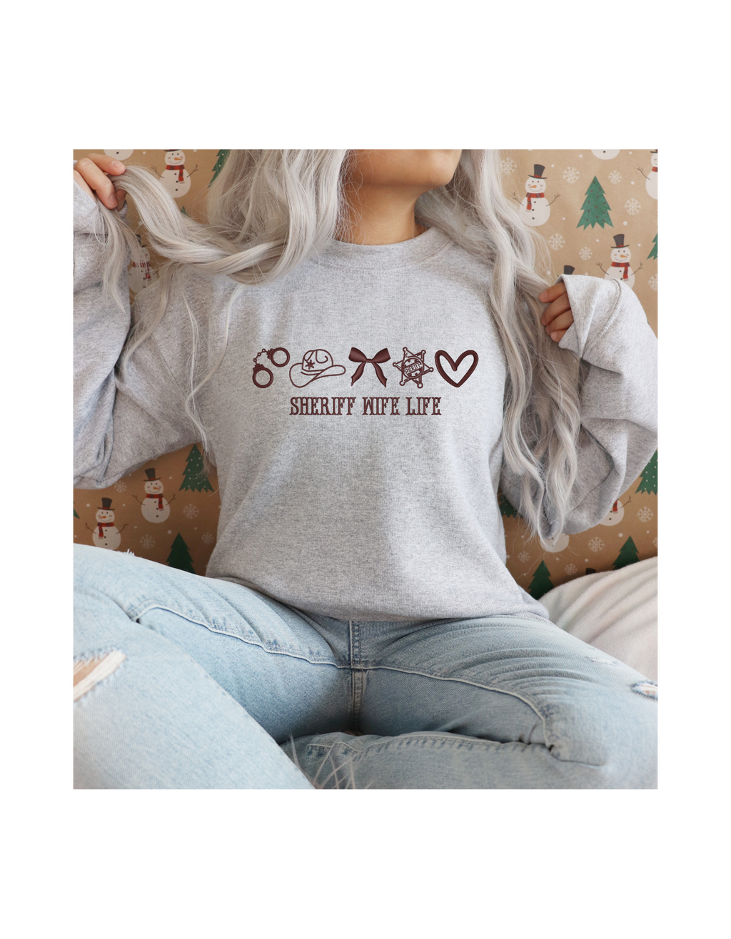 Sheriff Wife Life Shirt & Crewneck (embroidery)