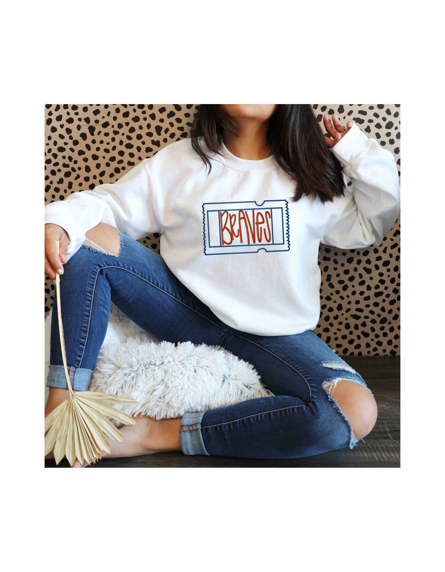 Braves shirt & Crew (embroidery)