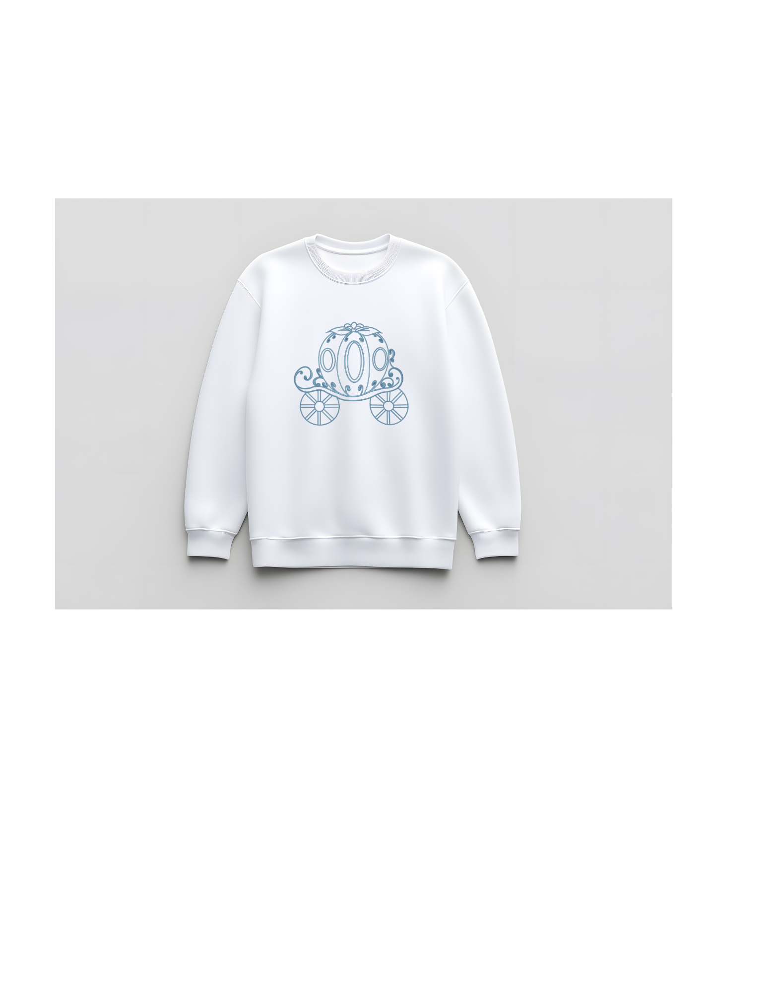 Cinderella Carriage Toddler Shirt/Crewneck Embroidery
