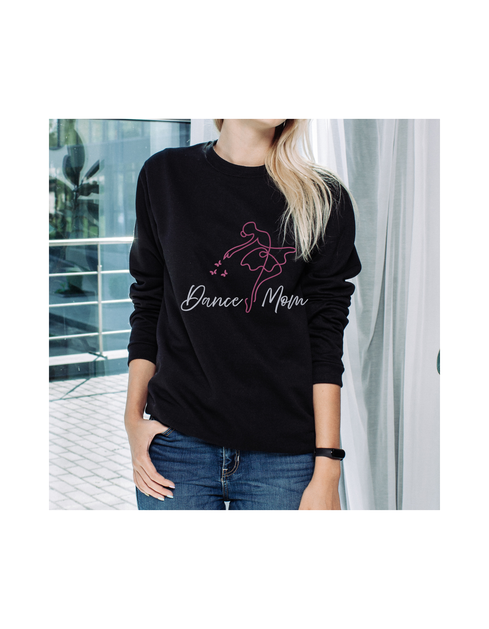 Dance Mom Shirt & Crewneck (embroidery)