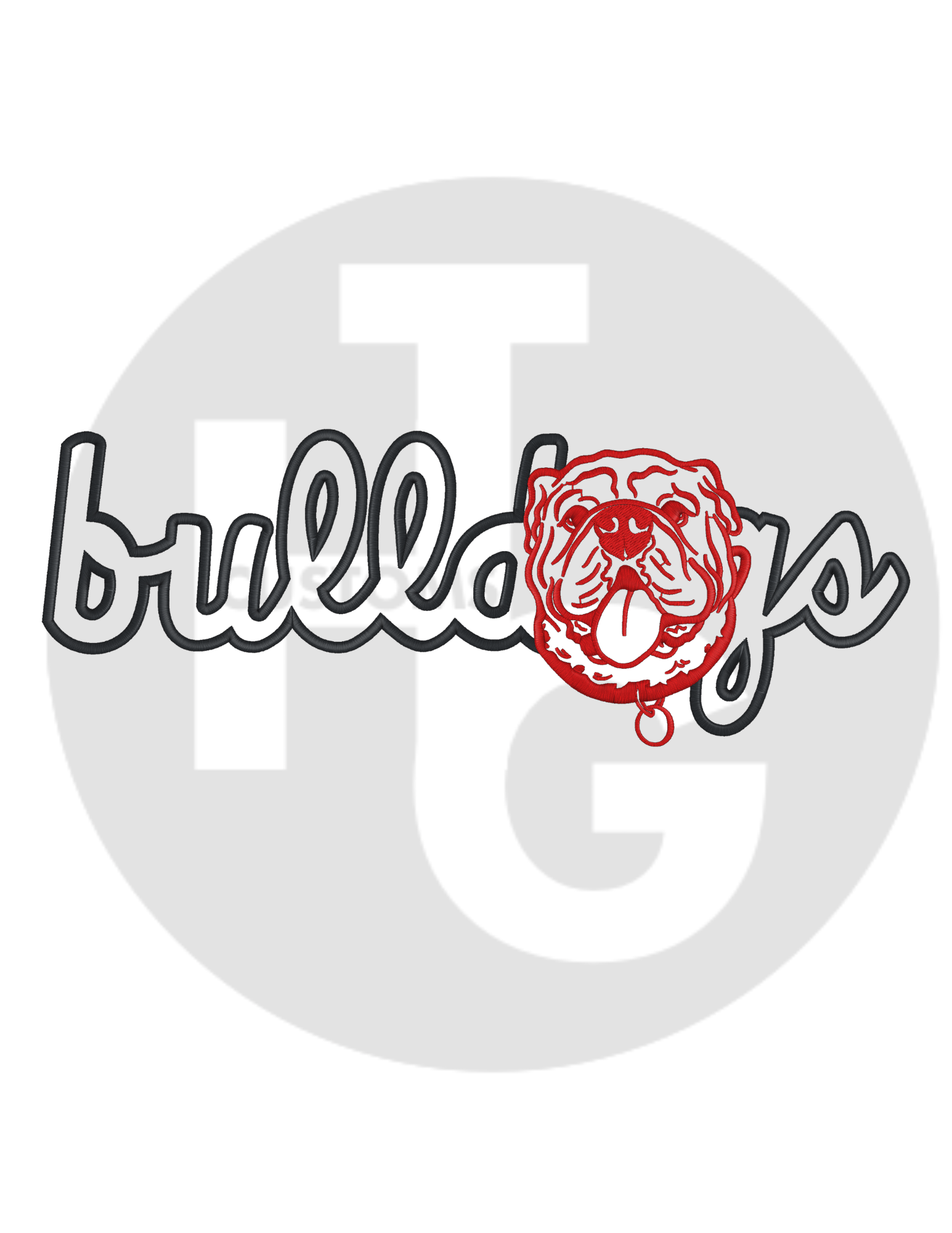 Vintage Bulldog Shirt & Crewneck (embroidery)
