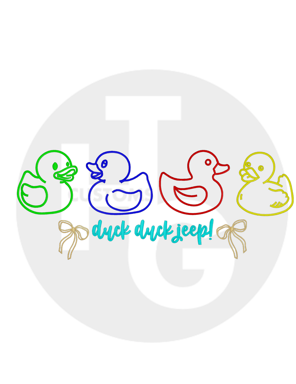 Duck duck Jeep Shirt & Crewneck (embroidery)