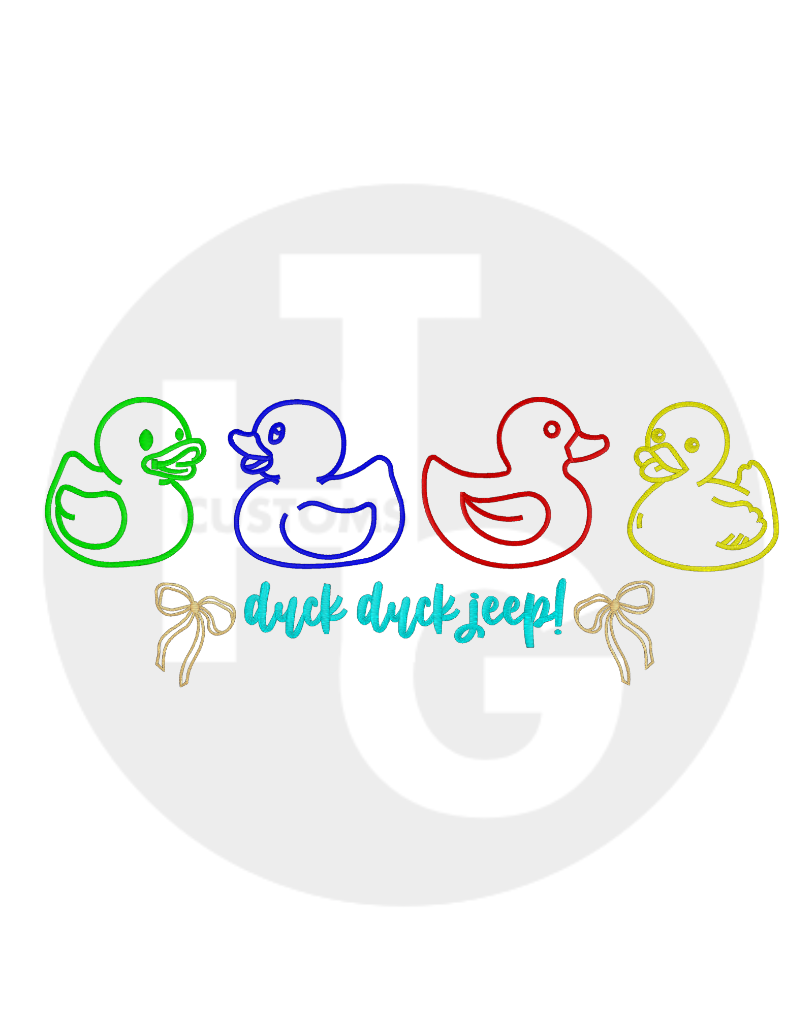 Duck duck Jeep Shirt & Crewneck (embroidery)