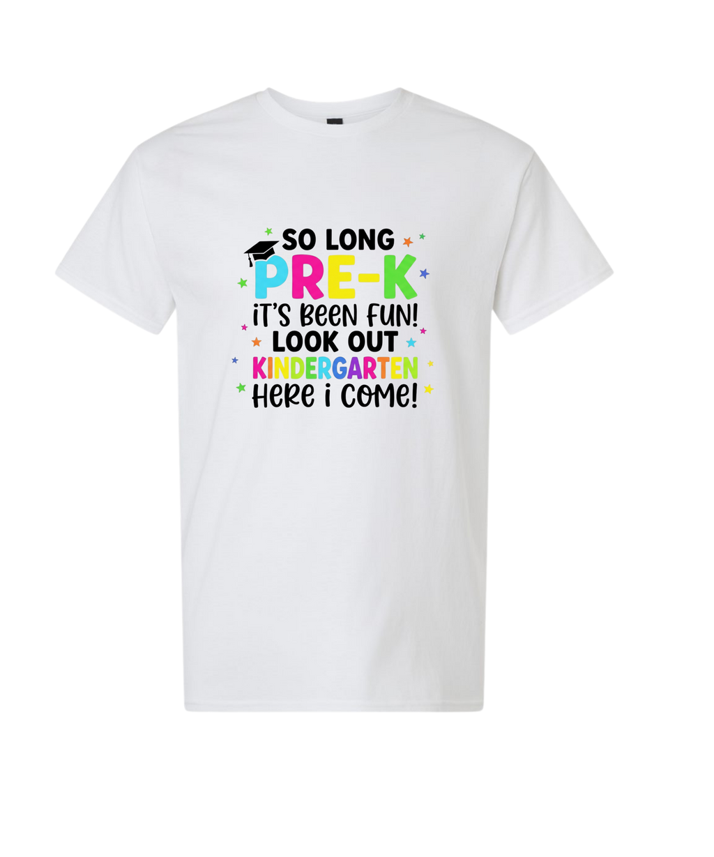 PREK/KINDERGARTEN GRAD 5 T-SHIRT