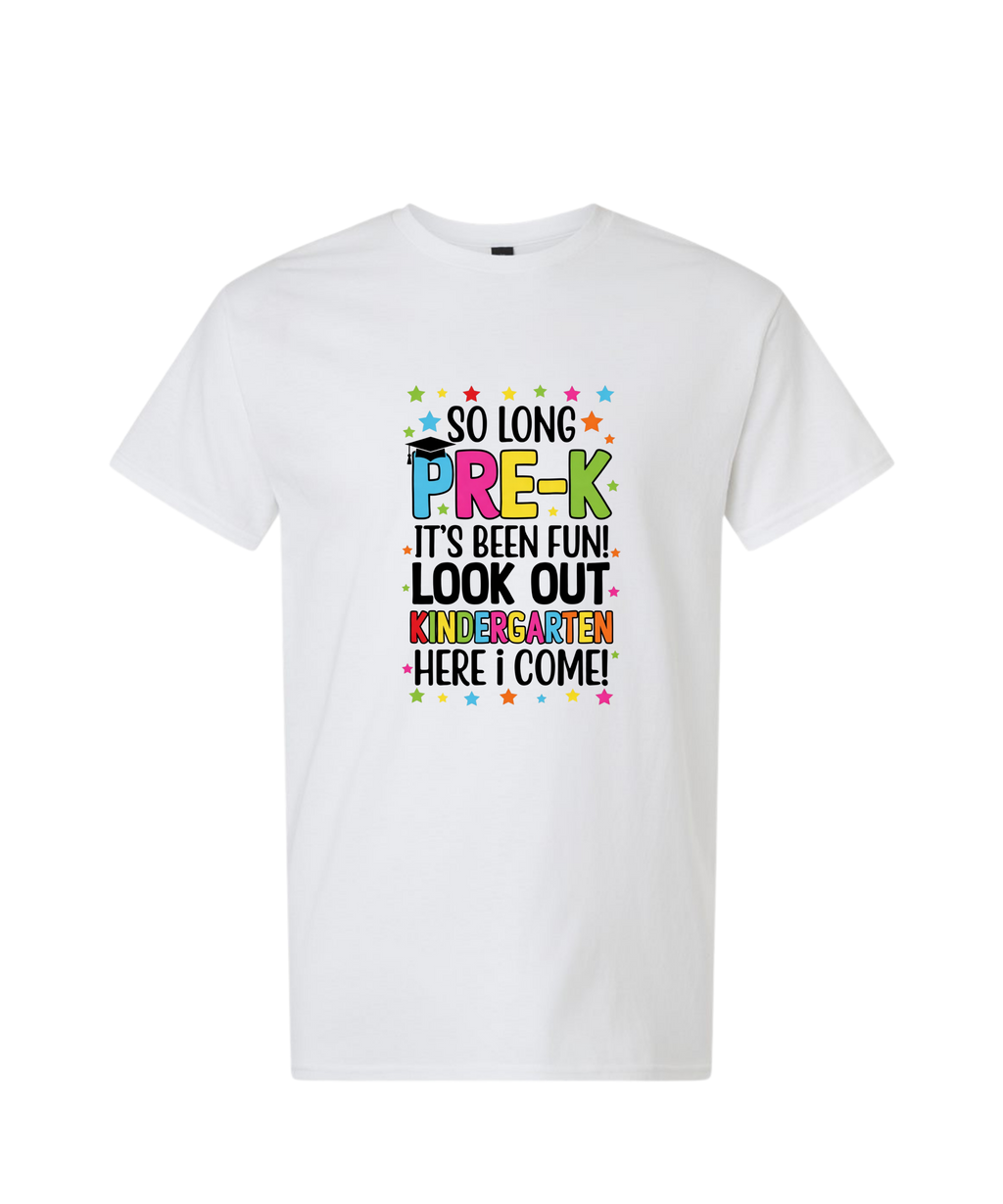 PREK/KINDERGARTEN GRAD 18 T-SHIRT