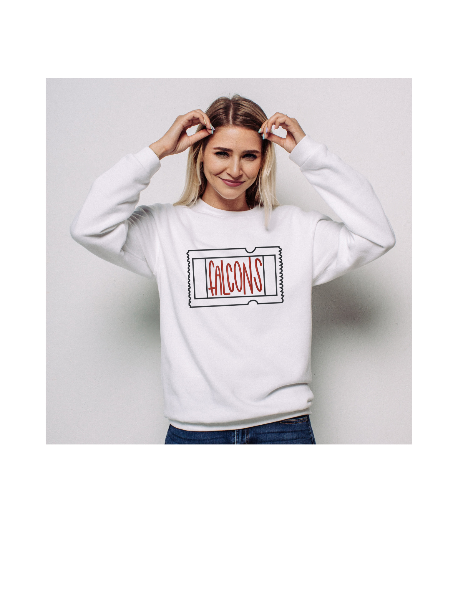 Falcons Shirt & Crewneck (embroidery)