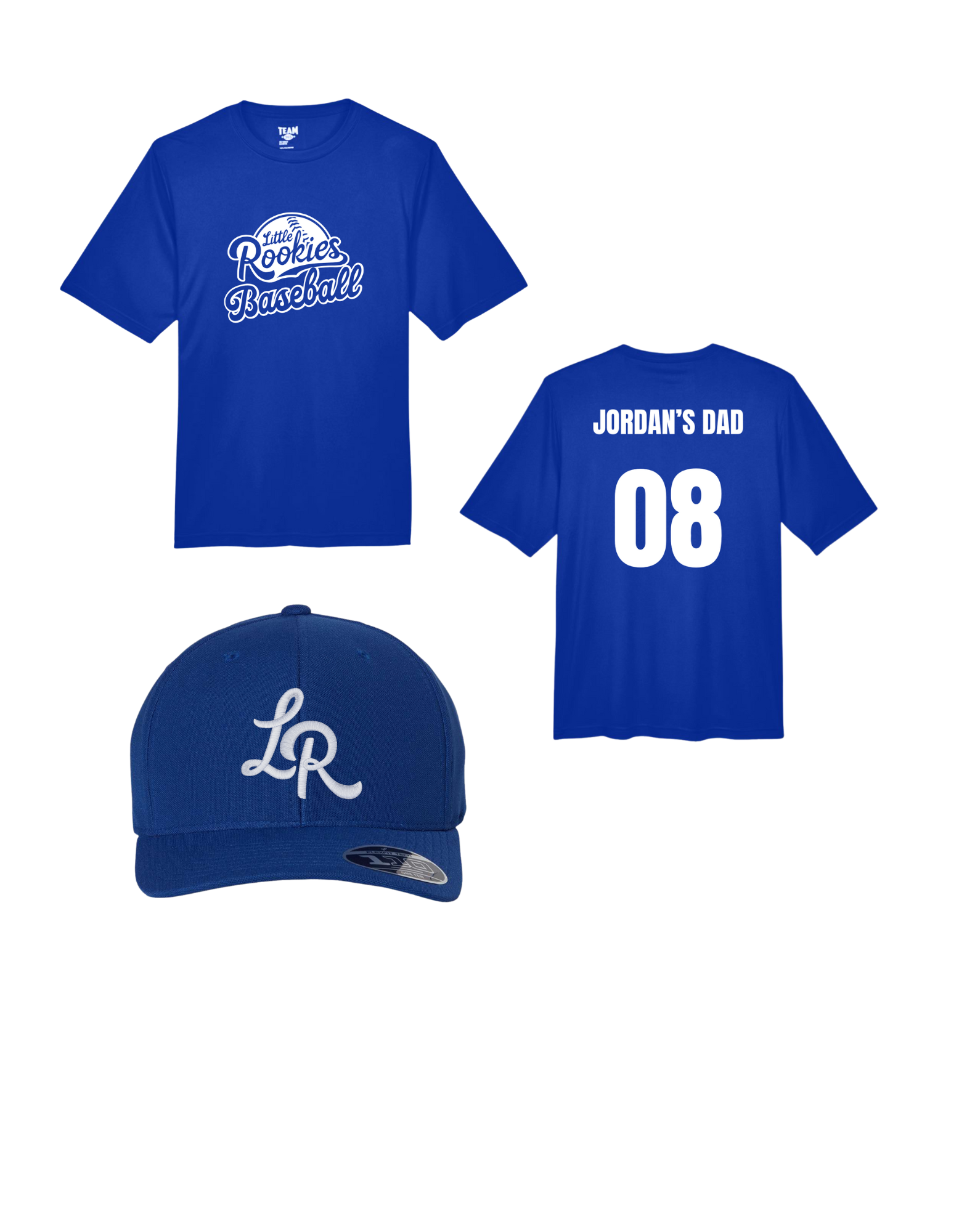 Men's Fan Bundle – Little Rookies Baseball (Royal Blue)